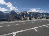 Scenic Road in Austria with Breathtaking Mountain Views