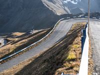 Austria's Switchback Curve: A Majestic Mountain View