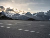 Austrian Highlands Dawn with Clear Sky Mountain View 001