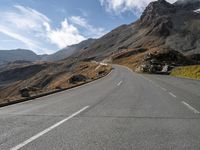 Austrian Highlands Landscape on Mountain Road 001