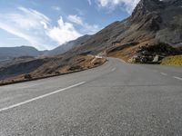 Austrian Highlands Landscape Mountain Road 002