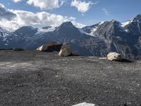 Austrian Highlands Mountain Range View 001