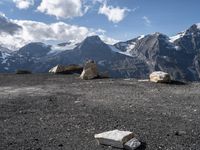 Austrian Highlands Mountain Range View 002