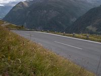 Austrian Landscape: Majestic Mountains and Clouds