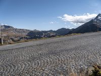 Austrian Landscape: Mountain and Grass