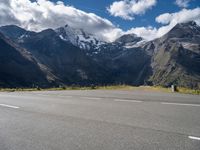 Austrian Landscape: Mountain, Grass, and Clear Sky