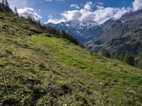 Austrian Mountain Landscape with Open Slopes