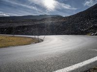 Austrian Mountain Landscape: Sun Visible