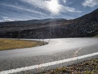 Austrian Mountain Landscape: Sun Visible