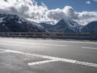 An Austrian Mountain Road: Clear Sky and Beautiful Landscape