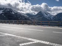 An Austrian Mountain Road: Clear Sky and Beautiful Landscape