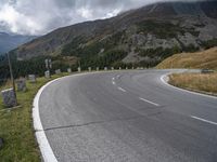 Austrian Mountain Road: Nature Landscape