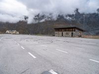 Austrian Road: A Landscape Under the Clouds