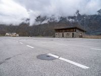 Austrian Road: A Landscape Under the Clouds