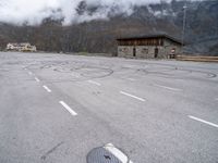 Austrian Road: A Landscape Under the Clouds