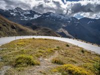 Austrian Road Winding Through Mountains 001