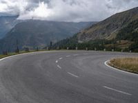 Austrian Rural Landscape Curve Road 003