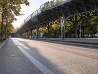 Autumn in Berlin: City Road Bridge 004