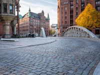 Autumn Day in Hamburg, Germany - Urban Cityscape in Europe