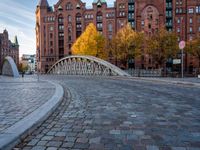 Autumn Day in Hamburg, Germany - Urban Cityscape in Europe