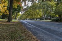 Autumn Road in Ontario, Canada