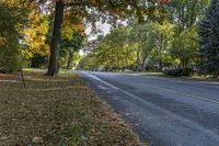 Autumn Road in Ontario, Canada