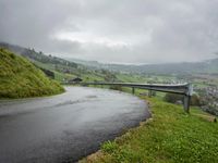 Autumn Road in Switzerland: A Breathtaking Landscape View