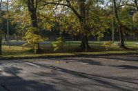 Autumn road in Toronto, Ontario, Canada