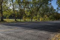 Autumn road in Toronto, Ontario, Canada