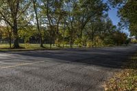 Autumn road in Toronto, Ontario, Canada