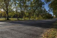 Autumn road in Toronto, Ontario, Canada