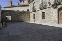 Avila Spain Town Brick Stone Architecture 001