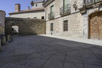 Avila Spain Town Brick Stone Architecture 002