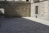 Avila Spain Town Brick Stone Architecture 005