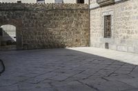 Avila Spain Town Brick Stone Architecture 006