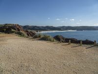 Azure Coastal Landscape in Portugal