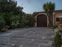 Balearic Islands' Agriculture Landscape on a Cloudy Day