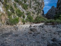 Balearic Islands Canyon: Clear Day Sky's Beauty