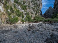 Balearic Islands Canyon: Clear Day Sky's Beauty