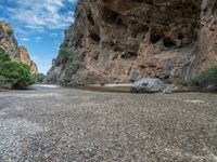 Balearic Islands: Canyon Beauty Under a Cloudy Day