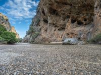 Balearic Islands: Canyon Beauty Under a Cloudy Day