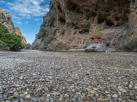 Balearic Islands: Canyon Beauty Under a Cloudy Day