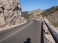 Scenic Road on the Balearic Islands, Europe with Clear Sky