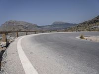 Balearic Islands Mountain Pass with Clear Sky