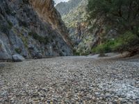 Nature in Balearic Islands: Canyon Under Daylight