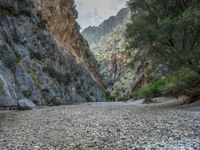 Nature in Balearic Islands: Canyon Under Daylight