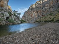 Balearic Islands Nature: Canyon and Gravel Views