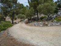 Nature's Beauty in Balearic Islands: Rock Wall and Landscape