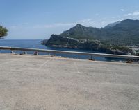 Balearic Islands: Seaside Parking Lot with Ocean Views