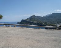 Balearic Islands: Seaside Parking Lot with Ocean Views